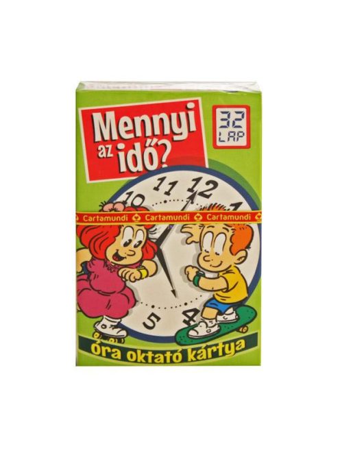 Mennyi az idő? óra oktató kártya - Cartamundi