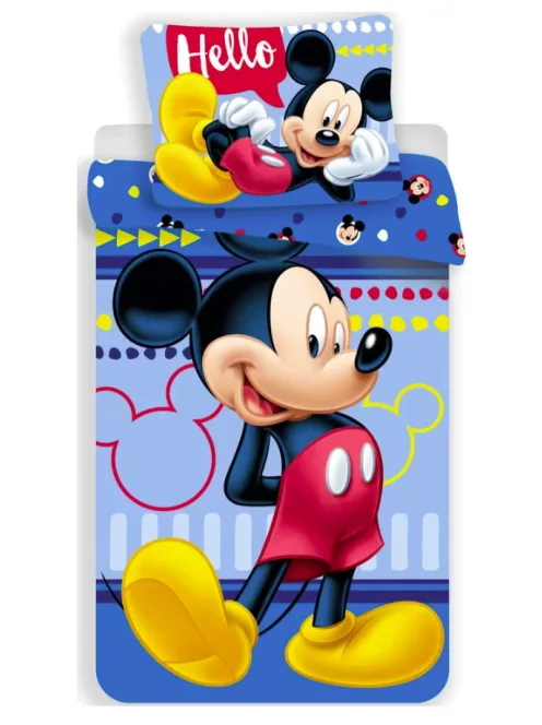 Mickey ágyneműhuzat 140×200 cm, 70x90 cm Nr 01
