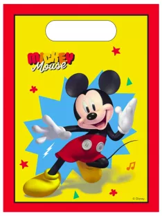 Mickey műanyag ajándéktasak, ajándékzacskó 6 db-os Nr1