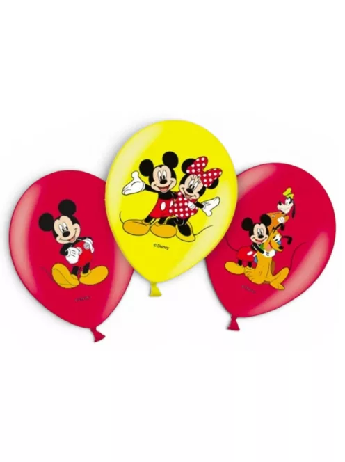 Mickey és Minnie léggömb, lufi 6 DARABOS 27,5 cm Nr2