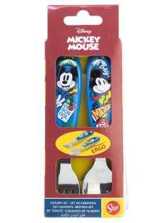  Disney Mickey True Champions fém evőeszköz készlet - 2 darabos