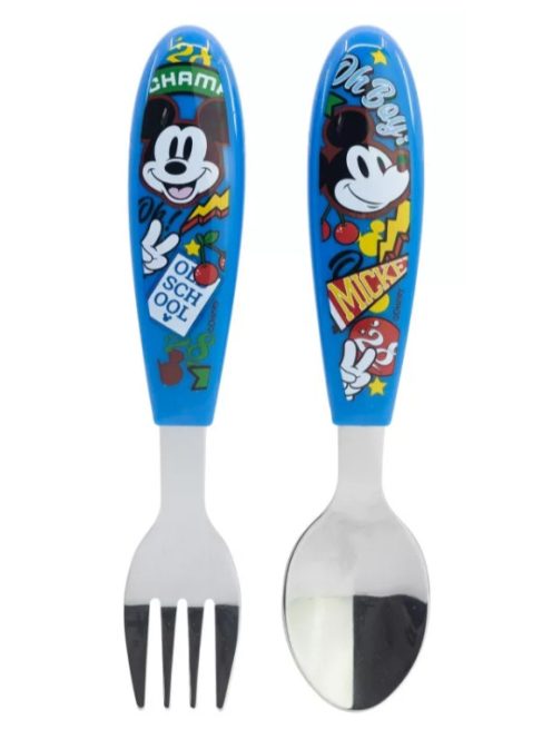 Disney Mickey True Champions fém evőeszköz készlet - 2 darabos
