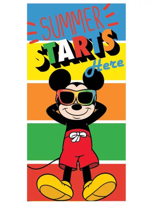 Mickey fürdőlepedő, strandtörölköző 70x140 cm (Fast Dry) Nr 01