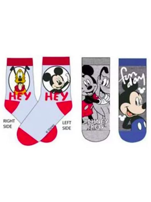 Mickey gyerek bokazokni 3 pár/csomag 23-34 Nr1