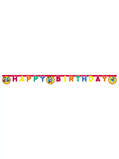 Mickey Happy Birthday felirat FSC 2 méter Nr1