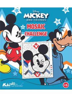   Mickey egér mozaik színező színkulcsok alapján - Kiddo foglalkoztató füzet