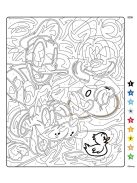 Disnery Mickey mozaik színező színkulcsok alapján - Kiddo foglalkoztató füzet
