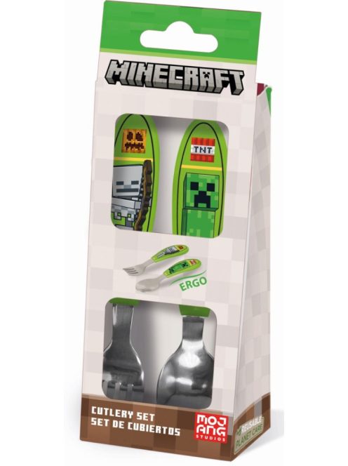 Minecraft Core fém evőeszköz készlet - 2 darabos