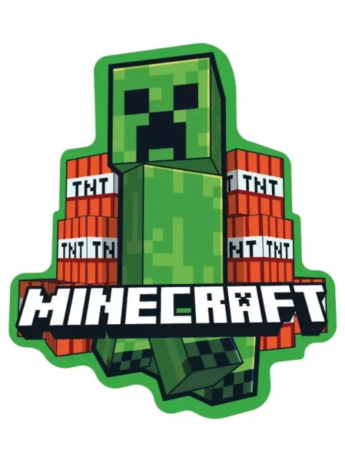 Minecraft Boom 3D párna, formapárna 40 cm Nr1