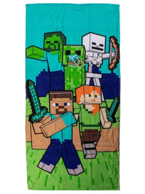 Minecraft fürdőlepedő, strand törölköző 70x140 cm Nr10