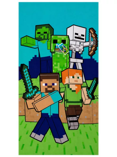 Minecraft fürdőlepedő, strandtörölköző 70x140 cm Nr 10