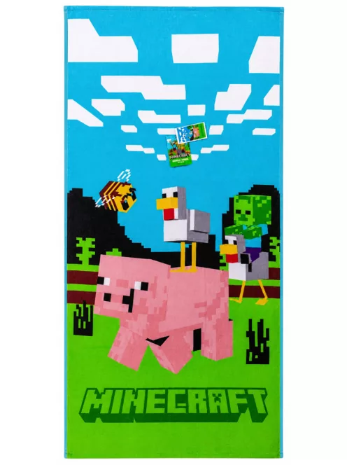 Minecraft fürdőlepedő, strandtörölköző 70x140 cm Nr 20