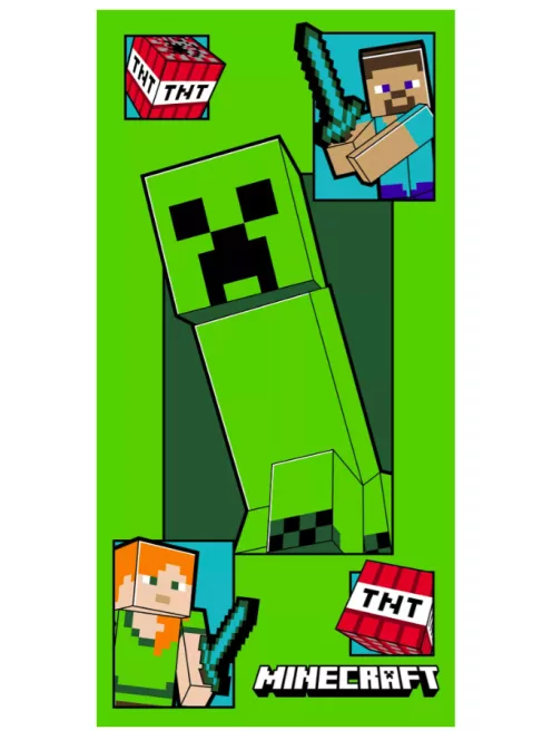 Minecraft fürdőlepedő, strandtörölköző 70x140 cm Nr 21