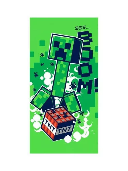 Minecraft fürdőlepedő, strandtörölköző 70x140 cm Nr 03