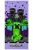 Minecraft fürdőlepedő, strandtörölköző 70x140 cm Nr 07