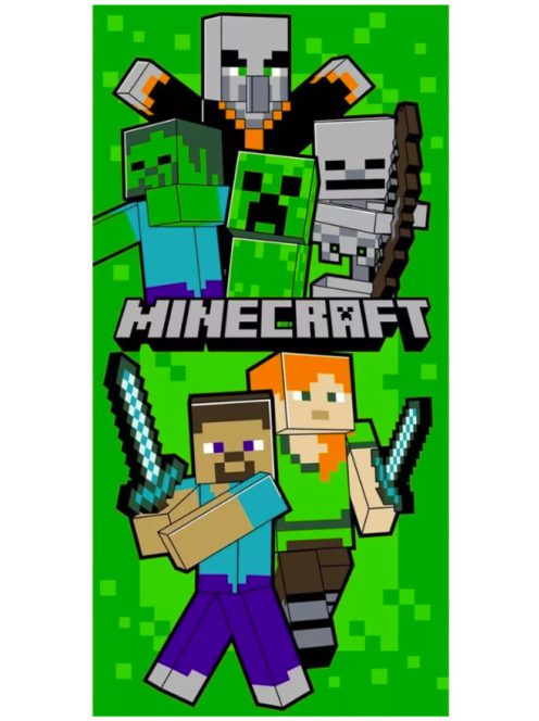 Minecraft Swordfight fürdőlepedő, strand törölköző 70x140 cm (Fast Dry) Nr3