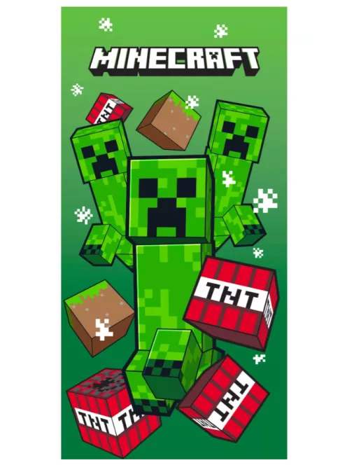 Minecraft fürdőlepedő, strandtörölköző 70x140 cm (Fast Dry) Nr 06