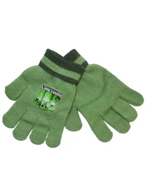 Minecraft Creeper Green gyerek kesztyű 4-8 év Nr3