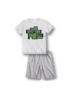 Minecraft gyerek rövid pizsama 6 év, 8 év, 10 év, 12 év