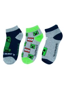 Minecraft gyerek titokzokni 3 pár/csomag 23-38 Nr1