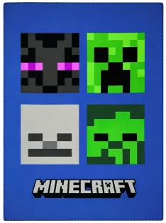 Minecraft polár takaró, pléd 100x150 cm Nr4