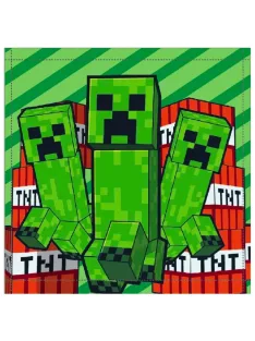   Minecraft kéztörlő, arctörlő, törölköző 30x30 cm Nr 01