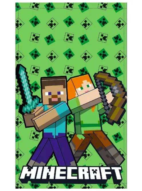 Minecraft kéztörlő, arctörlő, törölköző 30x50 cm Nr 05