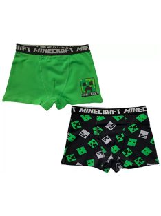   Minecraft Green gyerek boxeralsó 2 darab/csomag 6 év, 8 év, 10 év, 12 év