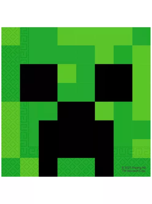Minecraft szalvéta 20 DARABOS, 33x33 cm FSC Nr1