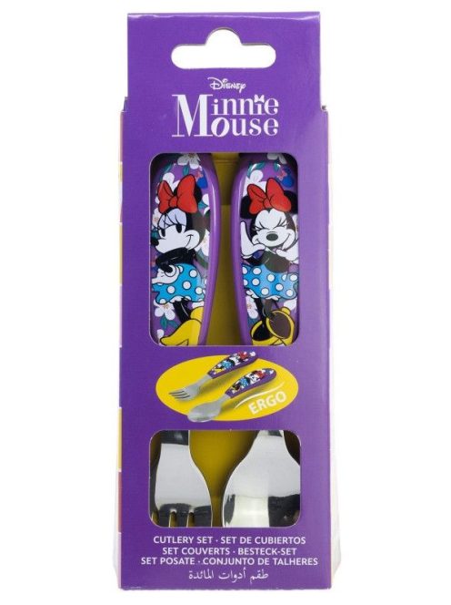 Disney Minnie Sunshine fém evőeszköz készlet - 2 darabos