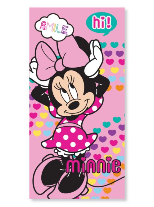 Disney Minnie Hearts fürdőlepedő, strand törölköző 70x137 cm (Fast Dry) Nr2
