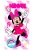 Minnie fürdőlepedő, strandtörölköző 70x140 cm (Fast Dry) Nr 09