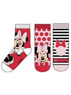 Minnie gyerek bokazokni 3 pár/csomag 23-34 Nr2