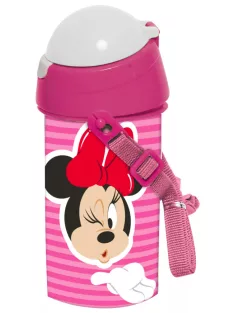   Minnie műanyag szívószálas kulacs akasztóval 500 ml Nr 01