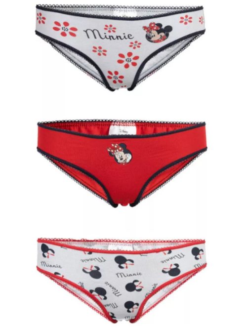 Minnie gyerek fehérnemű, bugyi 3 darab/csomag 3 év, 4 év, 5 év, 6 év, 7 év, 8 év Nr2