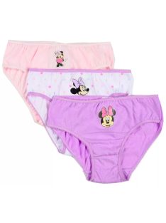   Minnie gyerek fehérnemű, bugyi 3 darab/csomag 3 év, 4 év, 5 év, 6 év, 7 év, 8 év Nr4