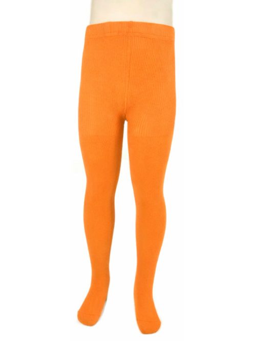 Narancs gyerek harisnya, pamut harisnyanadrág, kötött harisnya 122-128 cm