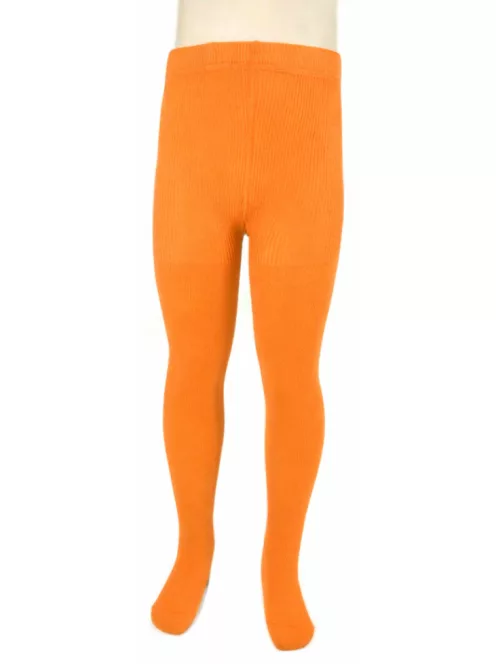 Narancs gyerek harisnya, pamut harisnyanadrág, kötött harisnya 86-92 cm
