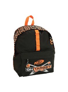 Nerf iskolatáska, táska 42 cm - Fekete-narancs