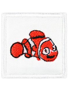   Ovis jel, Bölcsis jel, felvarrható, textilragasztóval felragasztható - Bohóchal