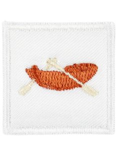   Ovis jel, Bölcsis jel, felvarrható, textilragasztóval felragasztható - Csónak