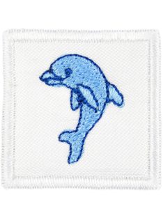   Ovis jel, Bölcsis jel, felvarrható, textilragasztóval felragasztható - Delfin
