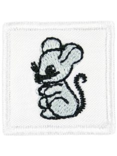   Ovis jel, Bölcsis jel, felvarrható, textilragasztóval felragasztható - Egér