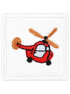   Ovis jel, Bölcsis jel, felvarrható, textilragasztóval felragasztható - Helikopter