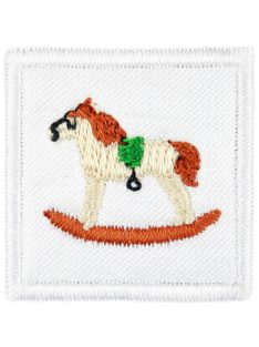   Ovis jel, Bölcsis jel, felvarrható, textilragasztóval felragasztható - Hintaló