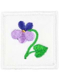   Ovis jel, Bölcsis jel, felvarrható, textilragasztóval felragasztható - Ibolya