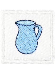   Ovis jel, Bölcsis jel, felvarrható, textilragasztóval felragasztható - Kancsó