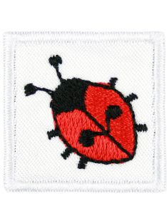   Ovis jel, Bölcsis jel, felvarrható, textilragasztóval felragasztható - Katica