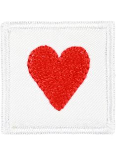   Ovis jel, Bölcsis jel, felvarrható, textilragasztóval felragasztható - Szív