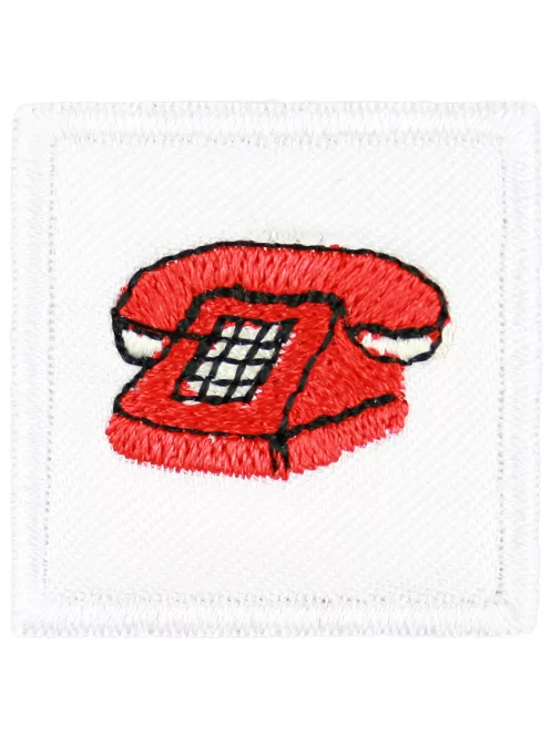 Ovis jel, Bölcsis jel, felvarrható, textilragasztóval felragasztható - Telefon (5 DARABTÓL RENDELHETŐ)